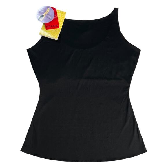 Spanx Hide & Sleek Cami Shaping Tank Slimming Cool Top Black NWT Size 1X - Picture 4 of 7